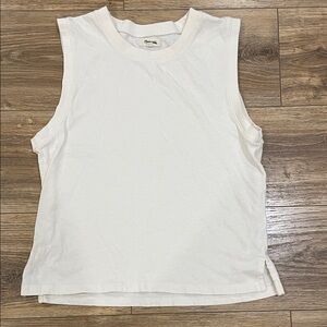 Madewell Cream Muscle Tee